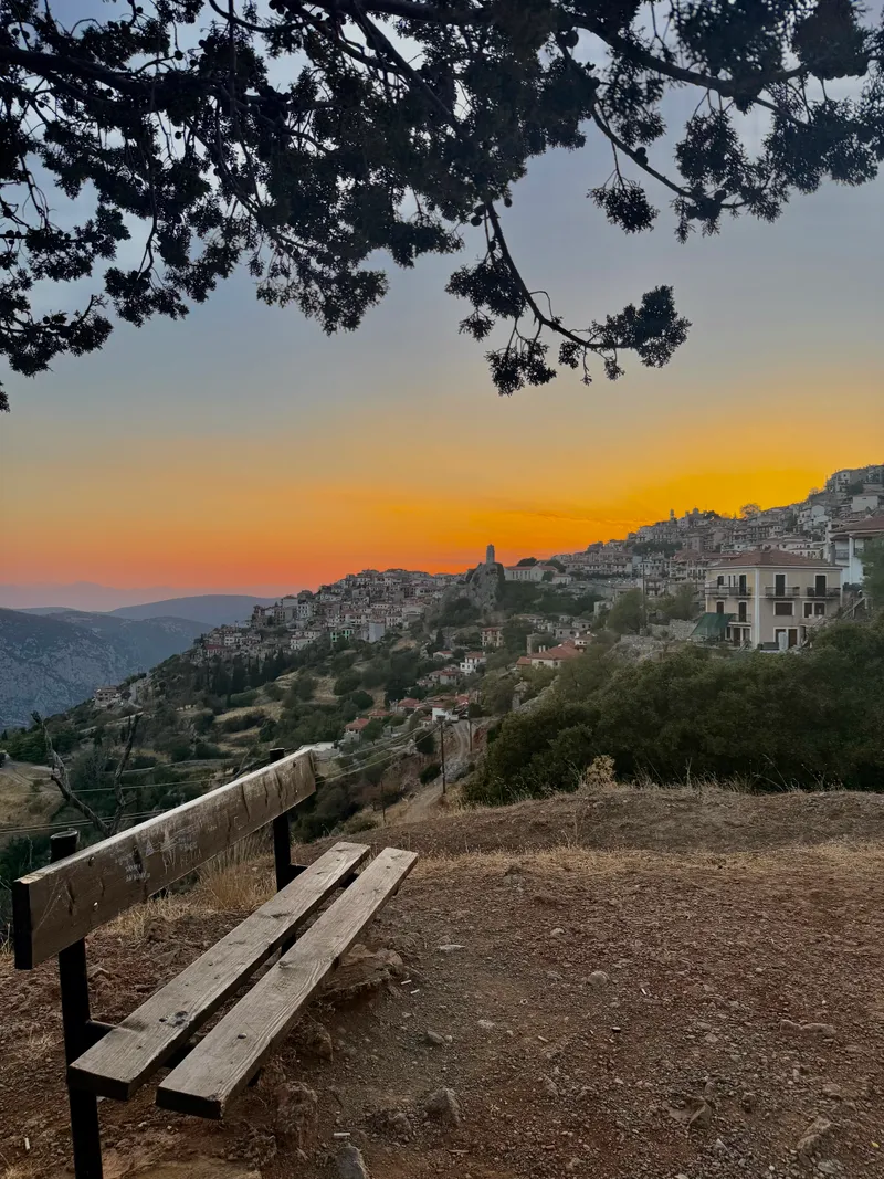 Panoramic view of Arachova