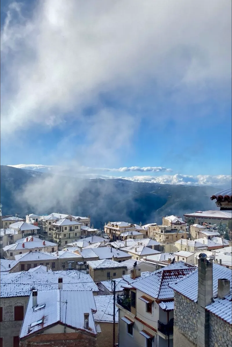 Stone bridge in Arachova