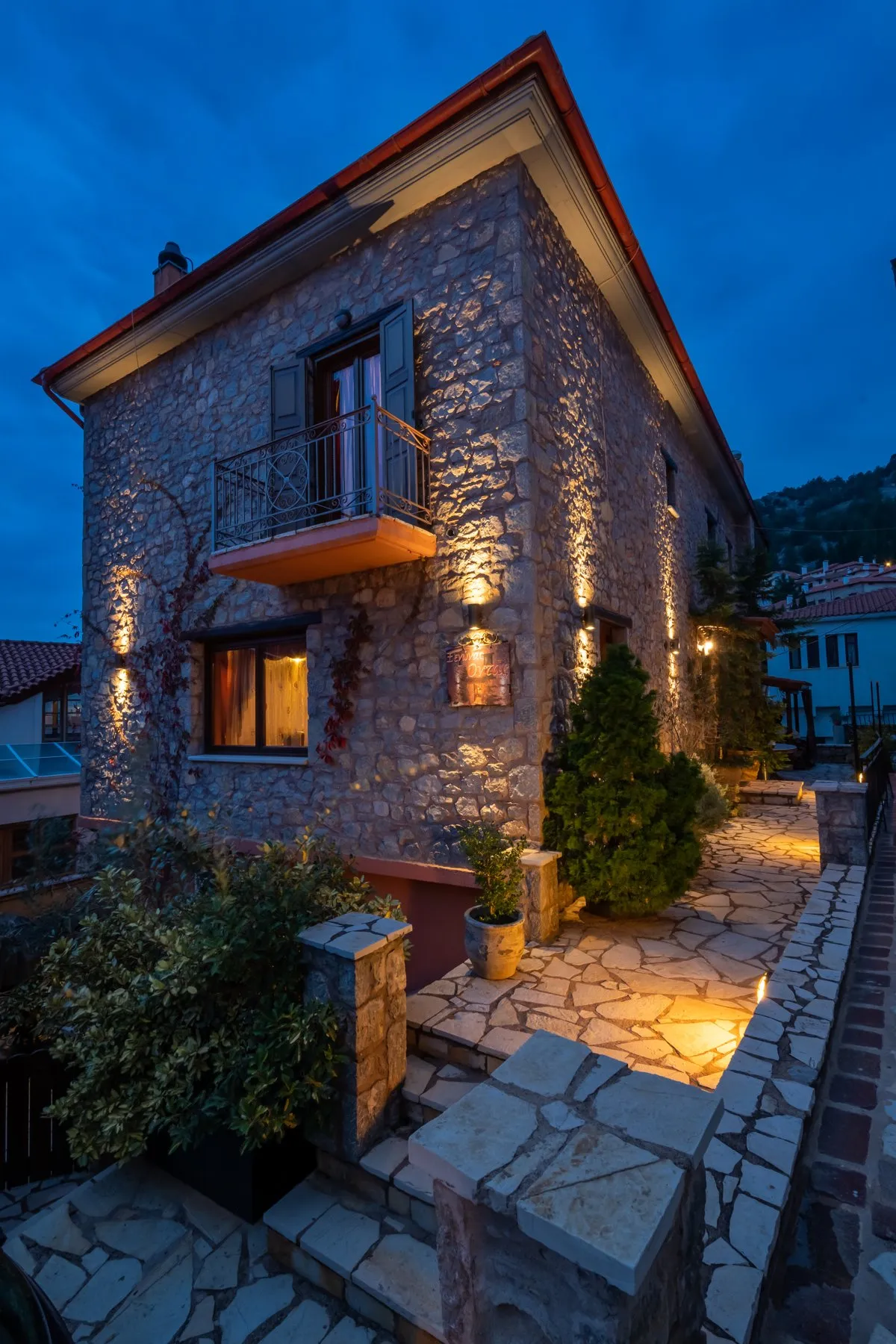 Εξωτερικό Ξενώνα Οντάς & Spa