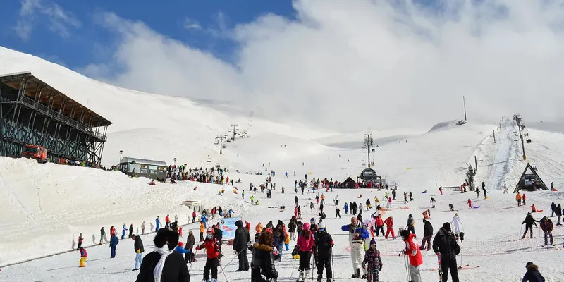 Slopes of Parnassos Ski Centre