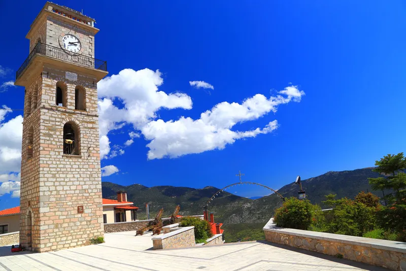 The Clock Tower of Arachova